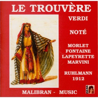 VERDI - Ruhlmann - Il trovatore, opéra en quatre actes (version original en français